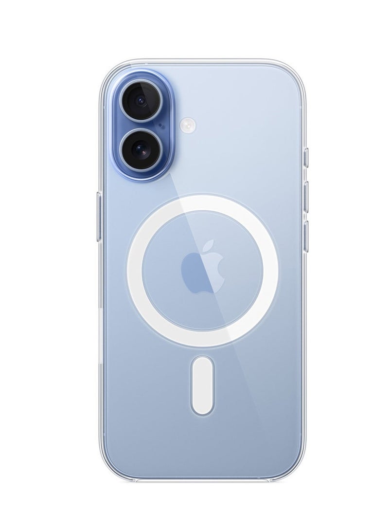 دبليو تيك غطاء سيليكون لجهاز آيفون 17 5G 2025 مع MagSafe (MCMPMN) - شفاف - Image 4